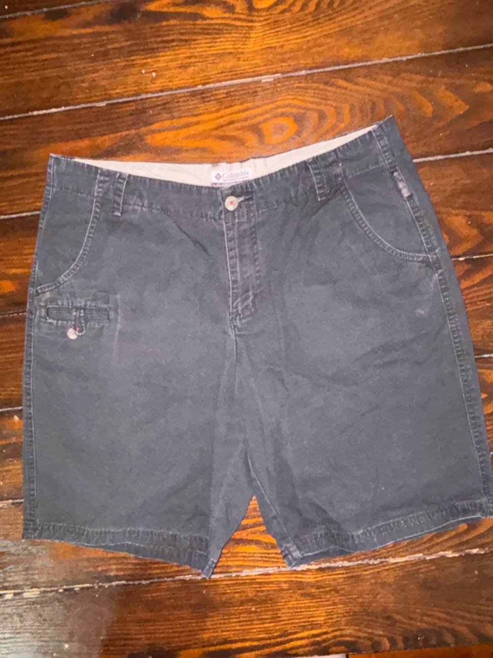 Columbia Ladies’ Black Flat Front Cargo Shorts